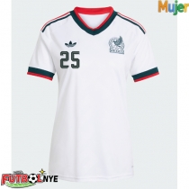 Camiseta México Roberto Alvarado #25 Visitante Equipación para mujer Mundial 2026 manga corta